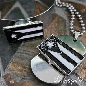 Luxe SS Pendant Militar & Armband Bangle